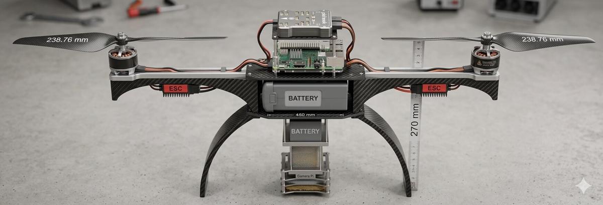 Gambar 1: Ilustrasi Quadcopter