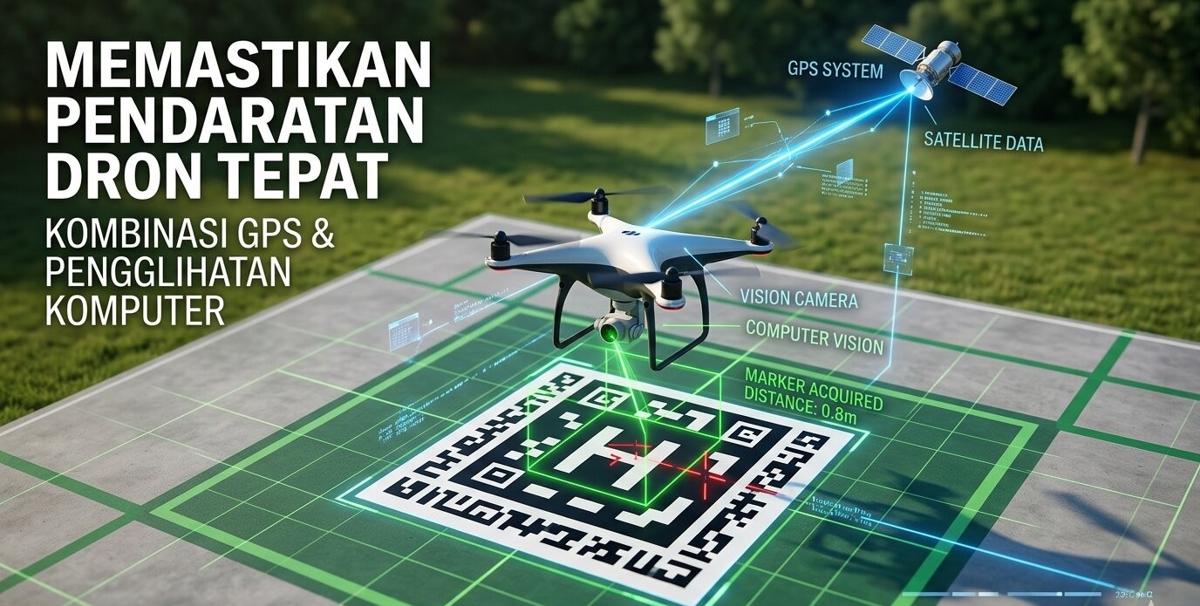 Design, building and performance testing of GPS and computer vision combination for increasing landing precision of quad-copter drone
